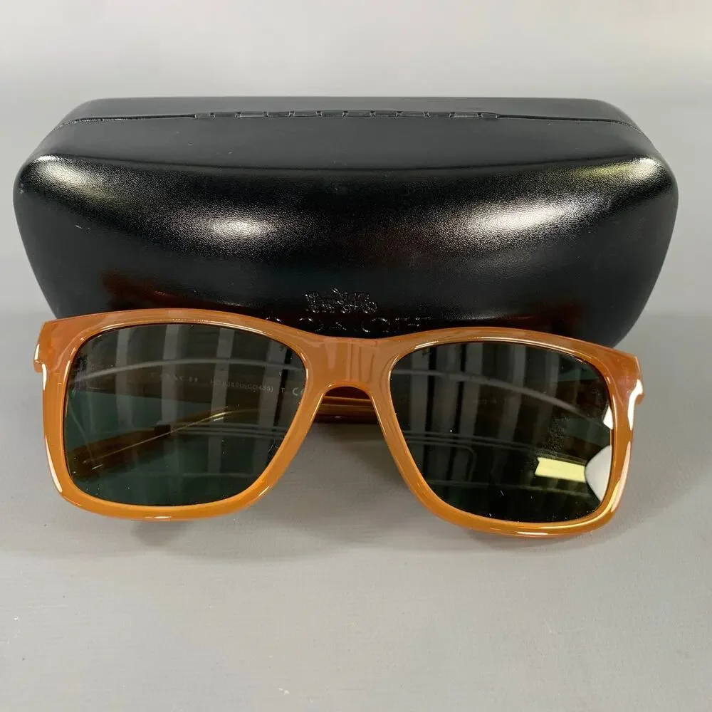 COACH Brown Logo Acetate Sunglasses & Eyewear